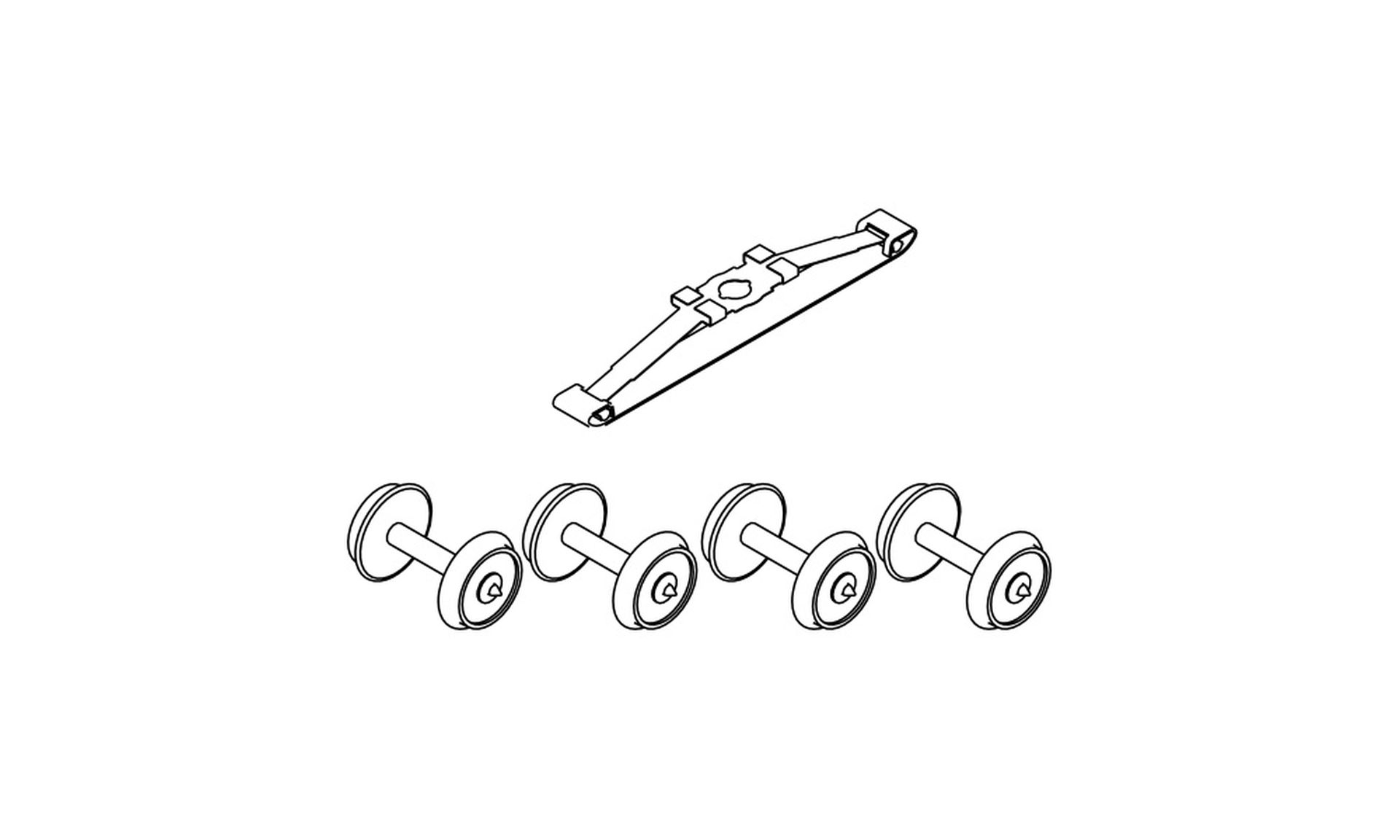 Saxonia 87720 - AC Umrüstsatz C4üSa07 Scheibenrad