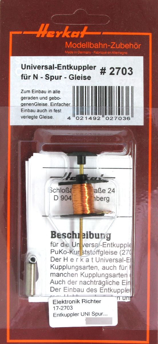 Herkat 2703 - Universalentkuppler für N oder H0e