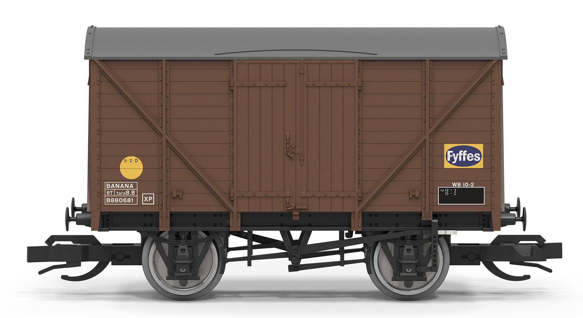 Hornby TT6068 - Güterwagen Van B880681, Banana, Ep.III