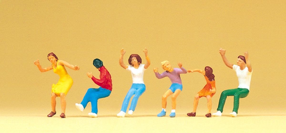 Preiser 24664 - Figuren zum Kettenkarussell