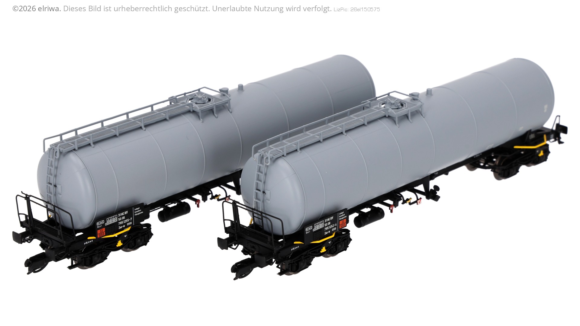 Saxonia 120216 - 2er Set Kesselwagen Zas, 8106, DR, Ep.IV