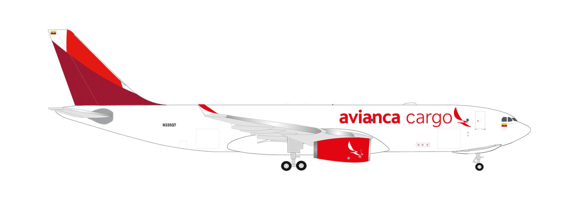 Herpa 526180-001 - Avianca Cargo Airbus A330-200F