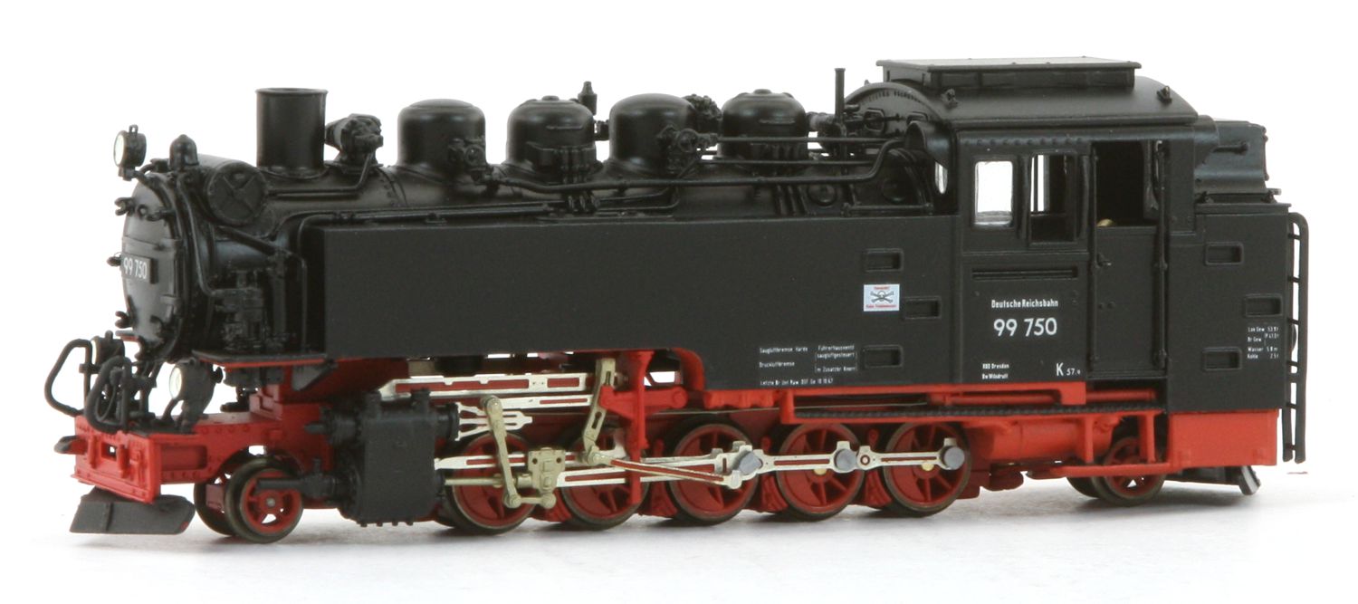 Bemo 1008891 - Dampflok 99 750, DR, Ep.III