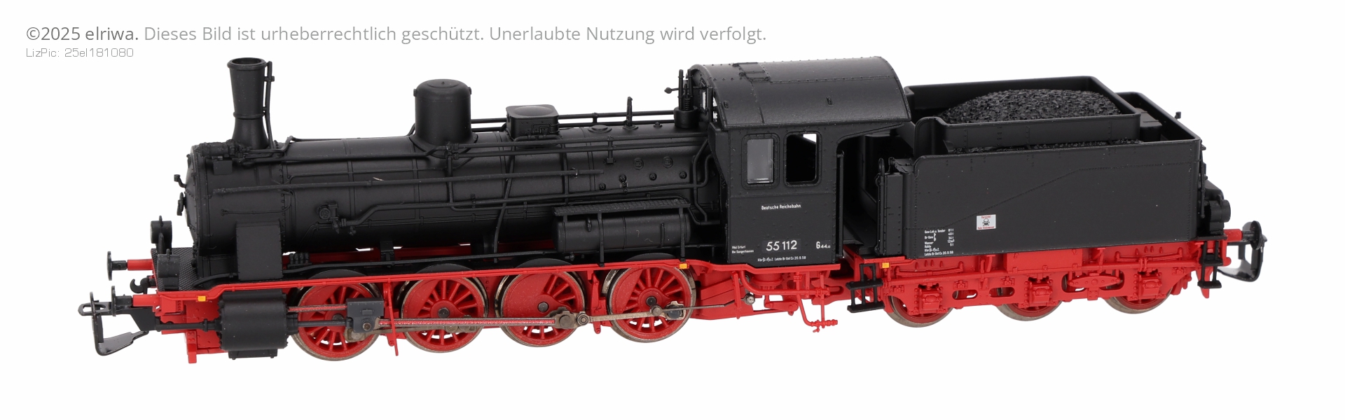 Piko 47101-A24 - Dampflok 55 112, DR, Ep.III, DC-Sound