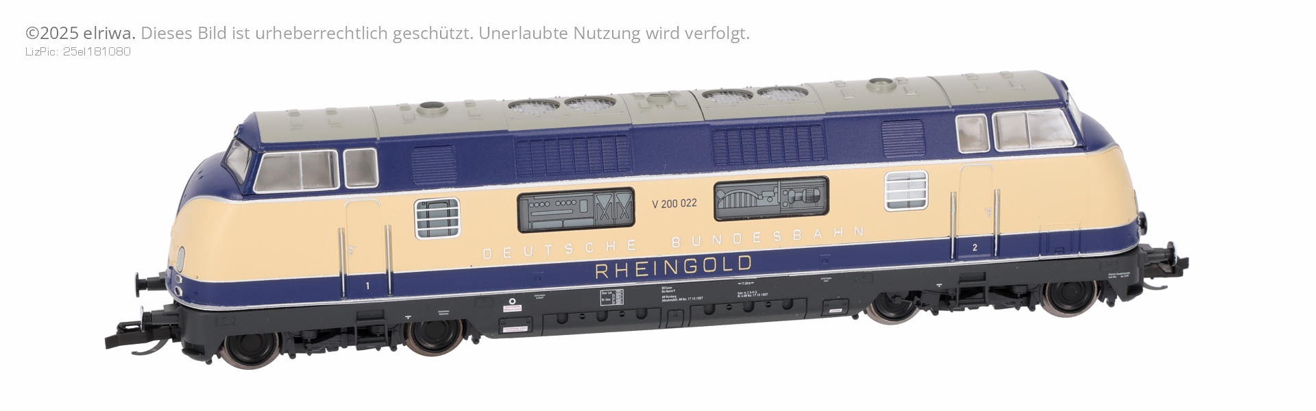Tillig 502431-ZZ - Diesellok V200 022 'Rheingold' blau-beige, DB, Ep.III, Zimo-Sound Tillig 502431-ZZ - Diesellok V200 022 'Rheingold' blau-beige, DB, Ep.III, Zimo-Sound