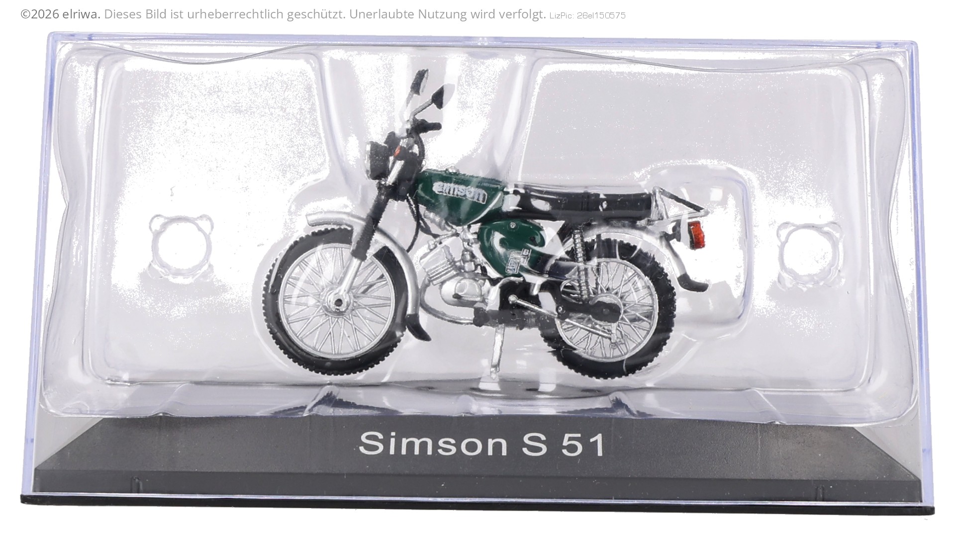 Günsel 24150-E - Simson Moped S51, billardgrün