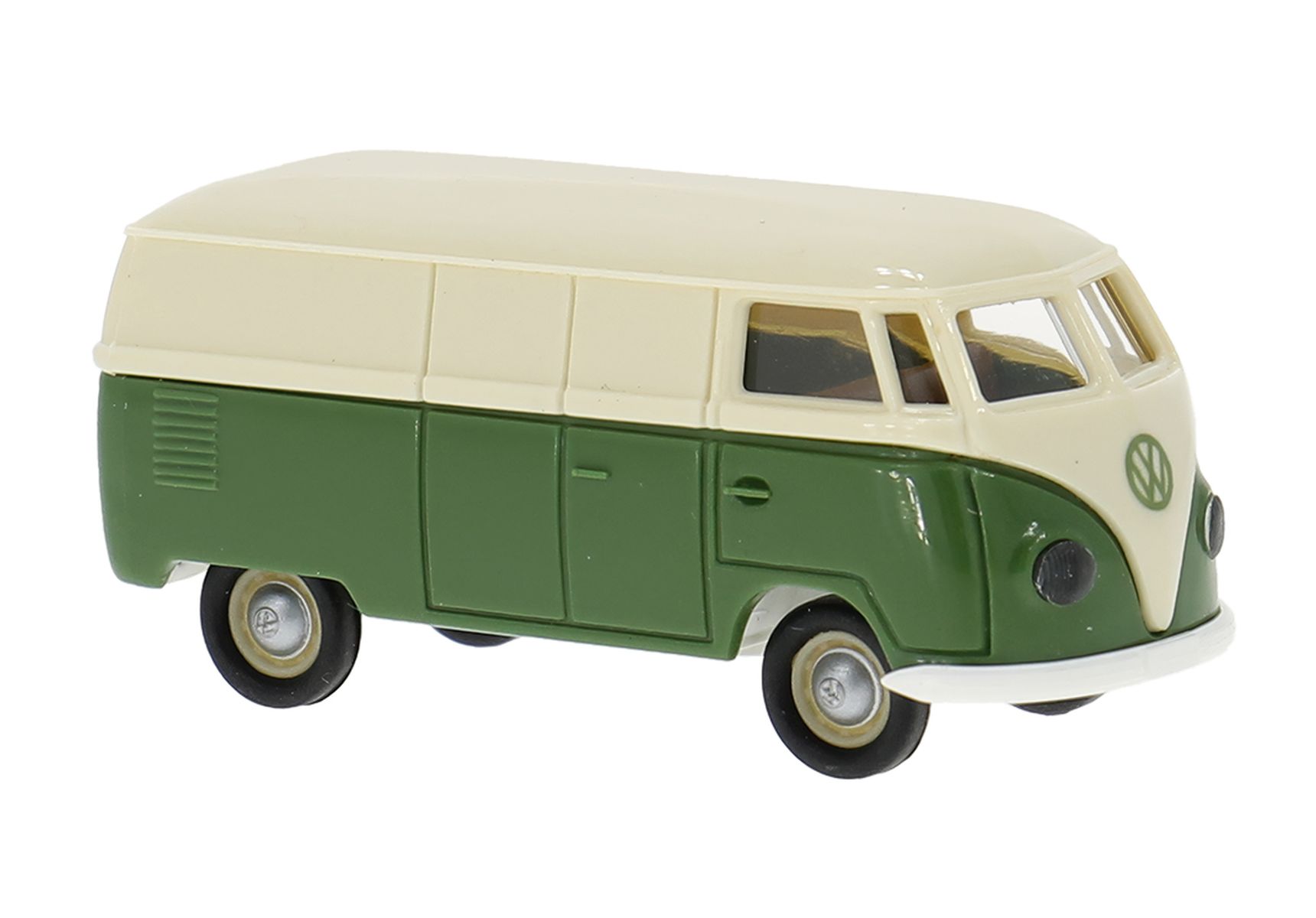 Brekina 32077 - VW T1a Kasten in hellbeige/grün