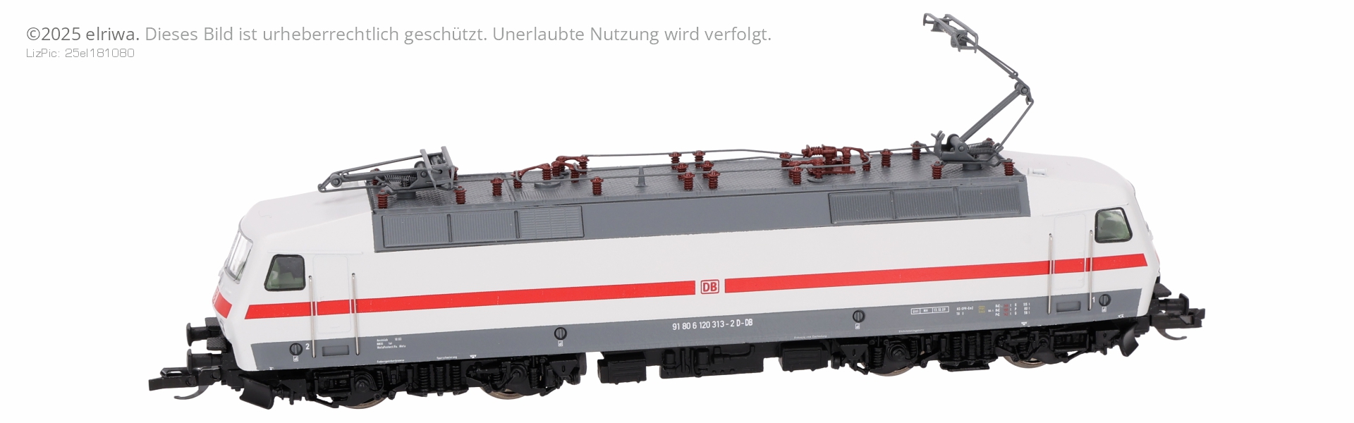 Beckmann 1011650 - E-Lok 120 313-2 IC-Lackierung, DBAG, Ep.VI