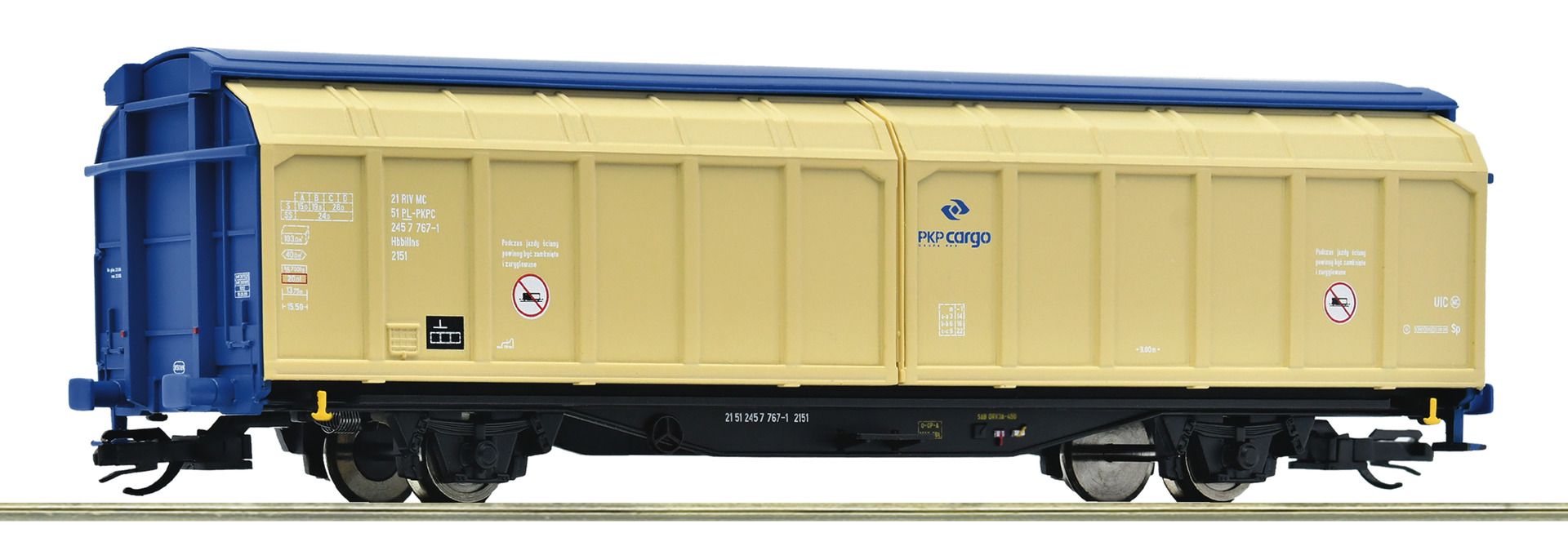 Roco 6680010 - Schiebewandwagen Hbbillns, PKP, Ep.VI