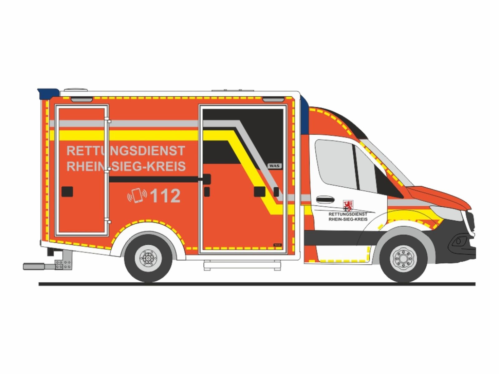 Rietze 76082 - WAS Design-RTW ´18 Rettungsdienst Rhein-Sieg-Kreis