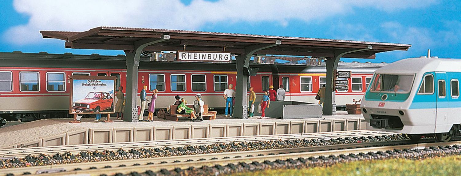 Vollmer 43535 - Bahnsteig 'Rheinburg'