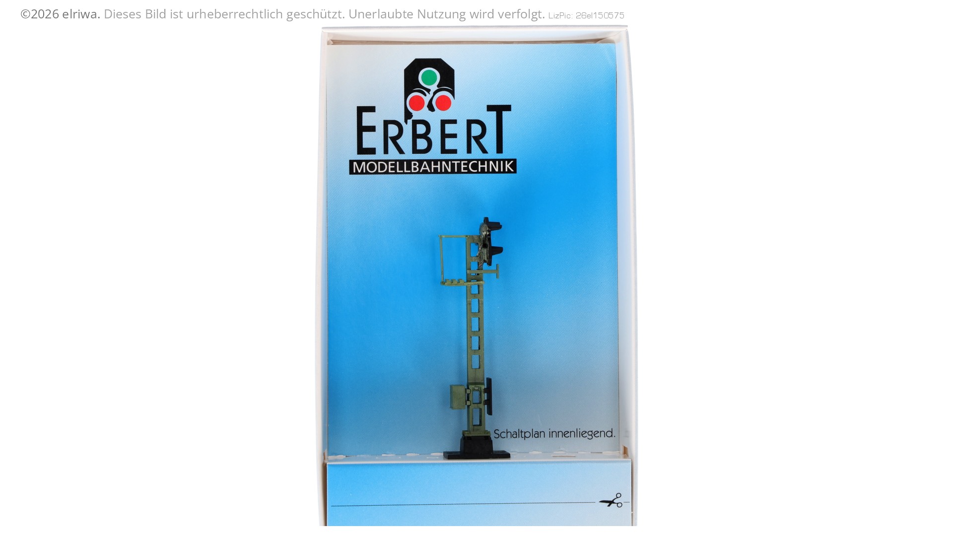 Vorsignal + Zusatzlicht, DB, mit Beleuchtung