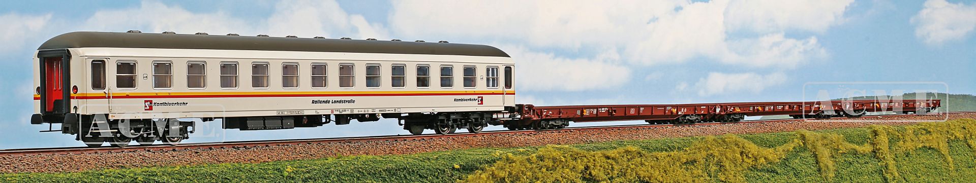 ACME AC 45160 - 4er Set Rollende Landstraße DBAG, Ep.V, Set A ACME AC 45160 - 4er Set Rollende Landstraße DBAG, Ep.V, Set A