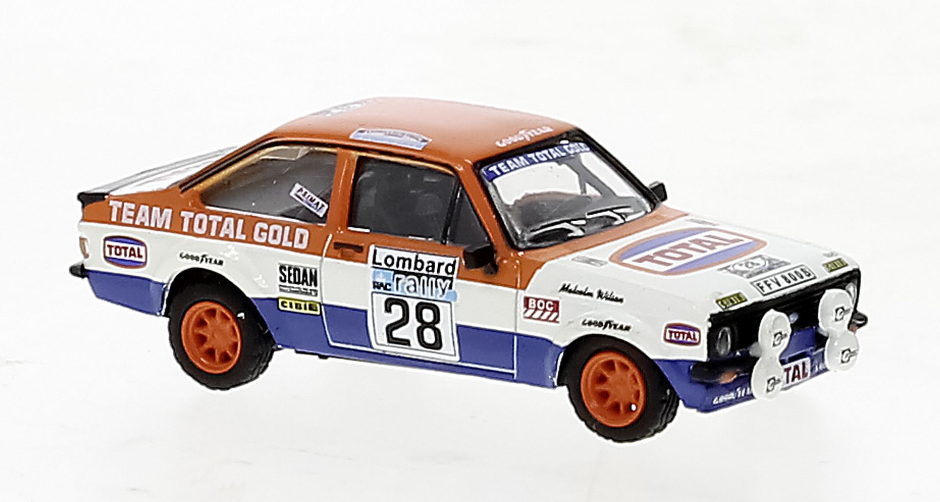 Brekina 19588 - Ford Escort RS 1800, Rallye RAC Lombard, M.Wilson, 28, 1979