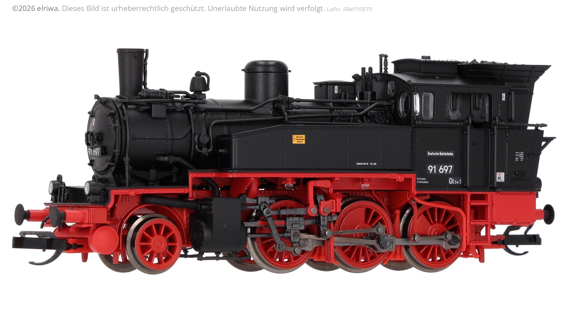 Piko 47150 - Dampflok BR 91.3, DR, Ep.III