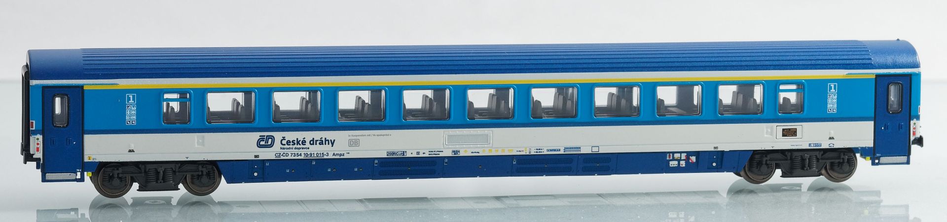 ASM 195450 - Personenwagen EC 177, Ampz 143, 1. Klasse, CD, Ep.VI