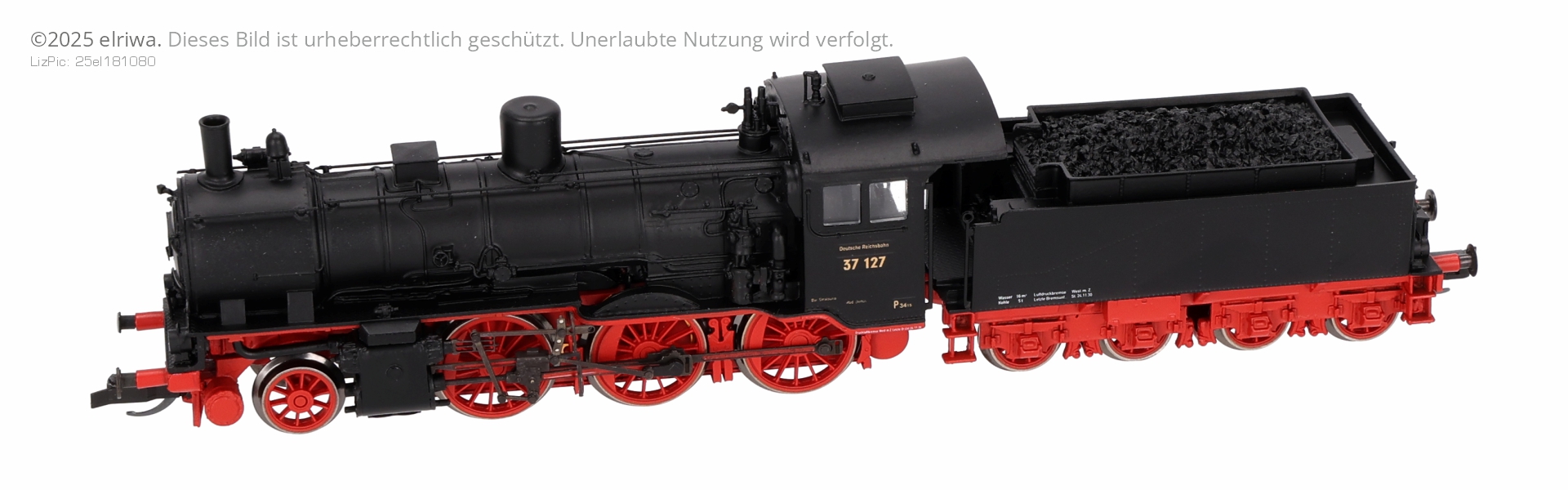 Beckmann 1018500 - Dampflok BR37 0-1 (pr. P6), DRG, Ep.II