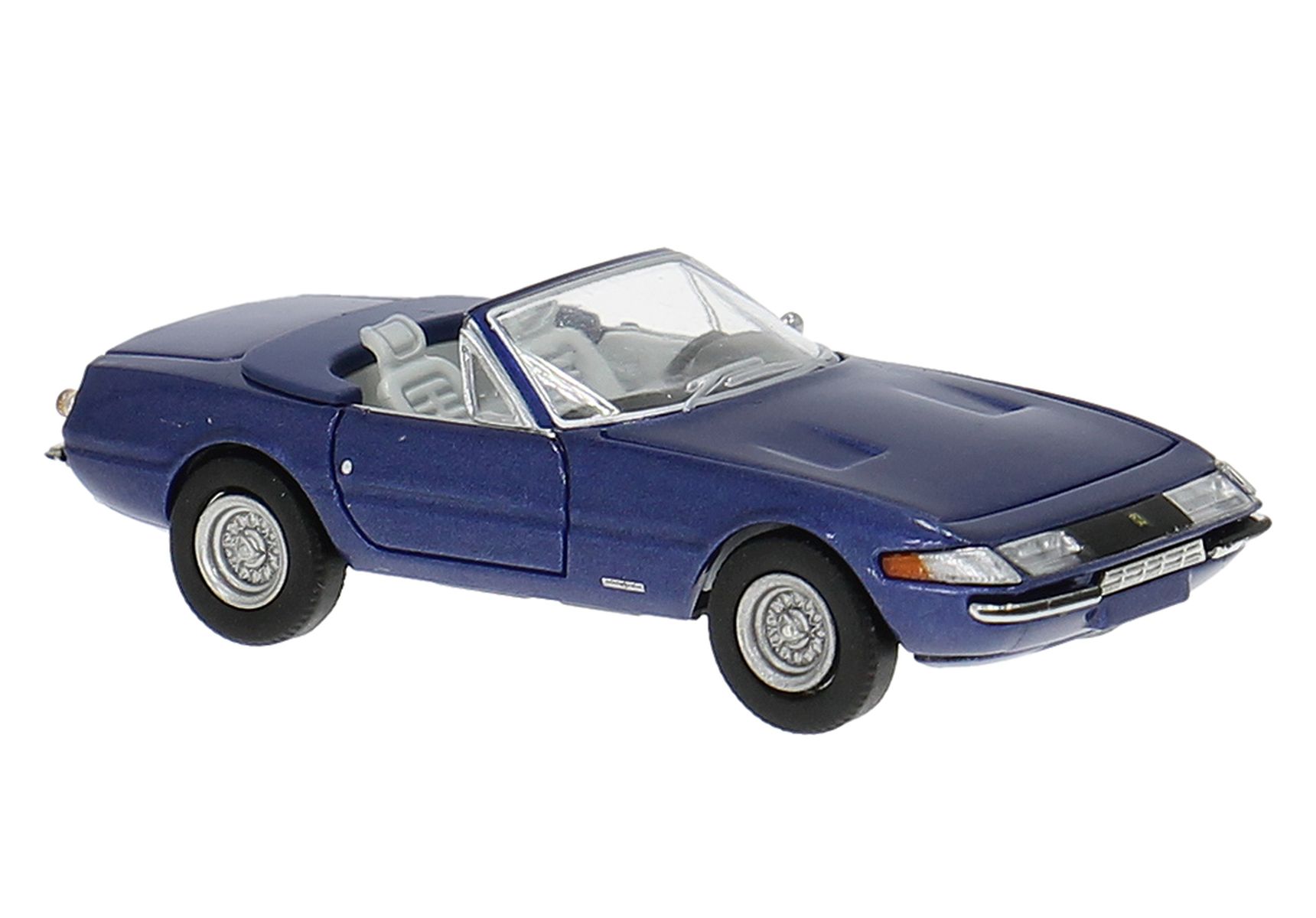 Brekina 22944 - Ferrari 365 GTS/4 in blau-met. mit Glasbandscheinwerfern