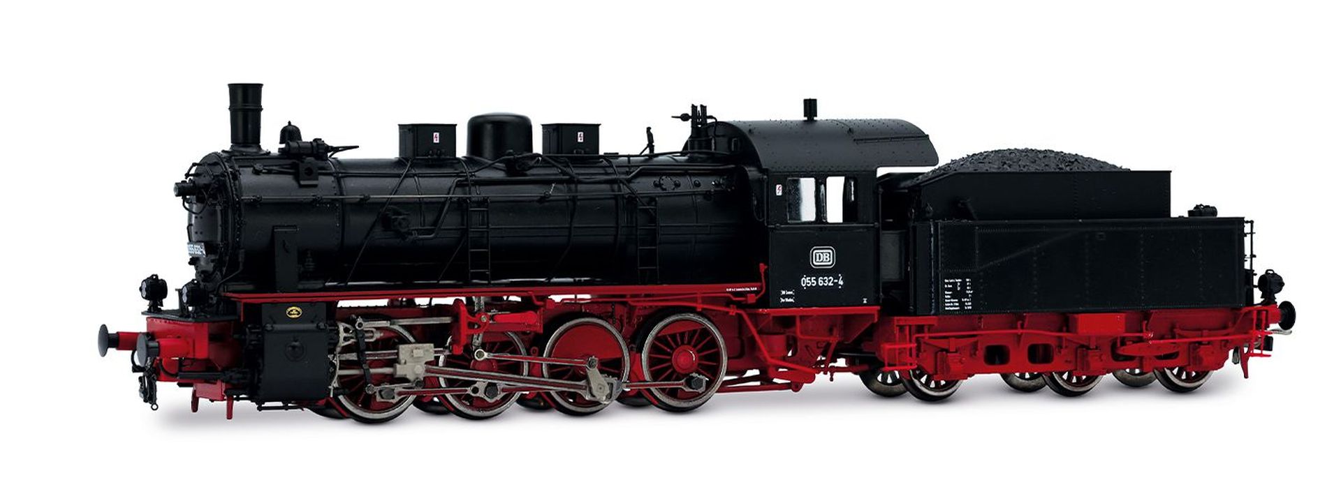 Rivarossi HR2892S - Dampflok 055 632-4, DB, Ep.IV, DC-Sound
