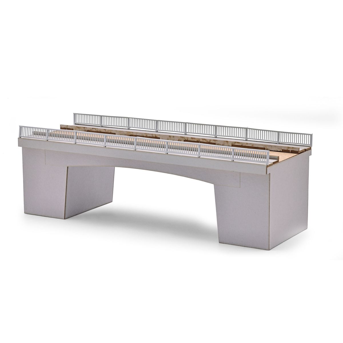 Busch 8843 - Straßenüberführung mit Geländer, Länge 135 mm