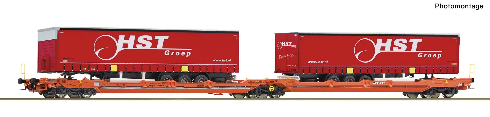 Roco 6600260 - Doppeltaschenwagen T3000e, Wascosa, Ep.VI 'HST'