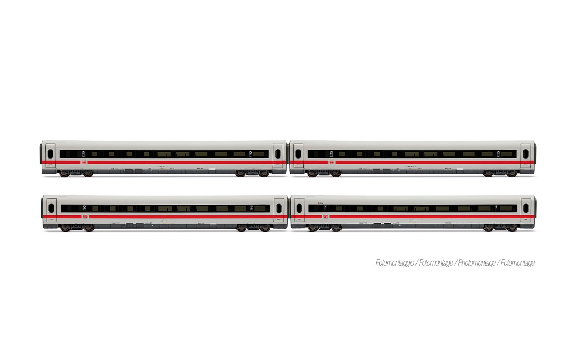 Lima HL4687 - 4er Set Zwischenwagen für ICE1 Tz 186 'Chur', DBAG, Ep.VI
