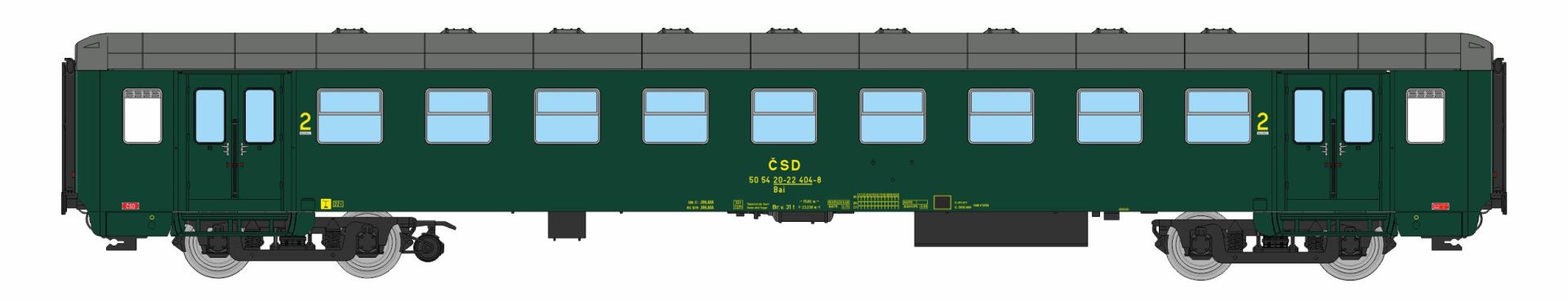 igra 97000033 - Personenwagen Bai Jihlava 1, CSD, Ep.IV igra 97000033 - Personenwagen Bai Jihlava 1, CSD, Ep.IV