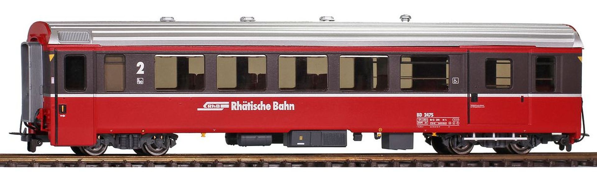 Bemo 3644100 - Personenwagen BD 2475 EW IV 'Bernina Express', RhB, Ep.V