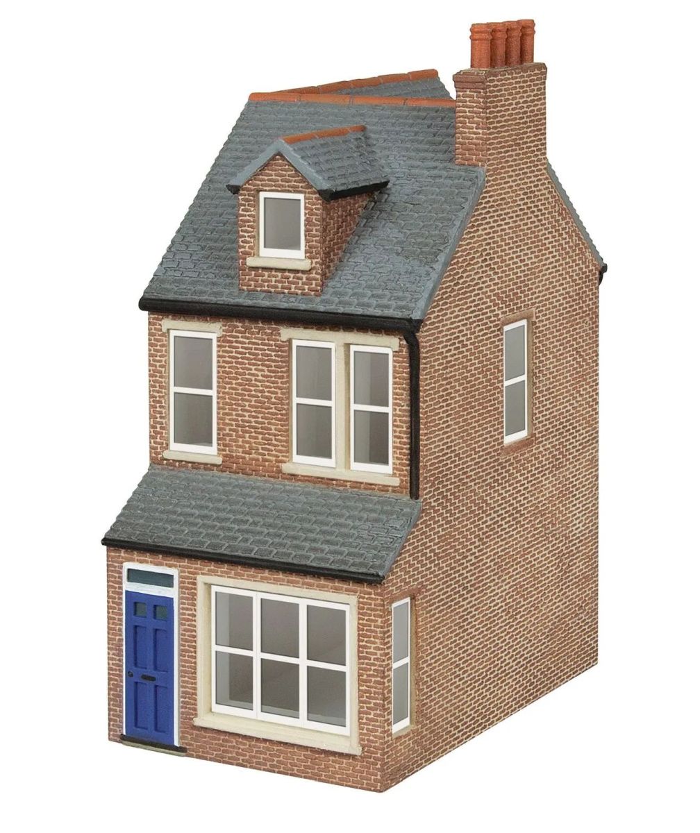 Hornby TT9042 - Reihenendhaus rechts, roter Backstein