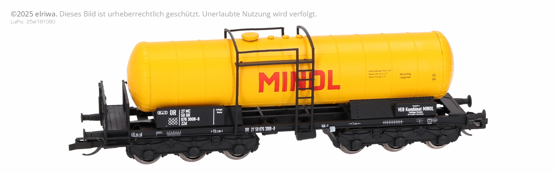 Karsei 23084 - Kesselwagen 6-achsig, ZZd, DR, Ep.IV 'Minol'