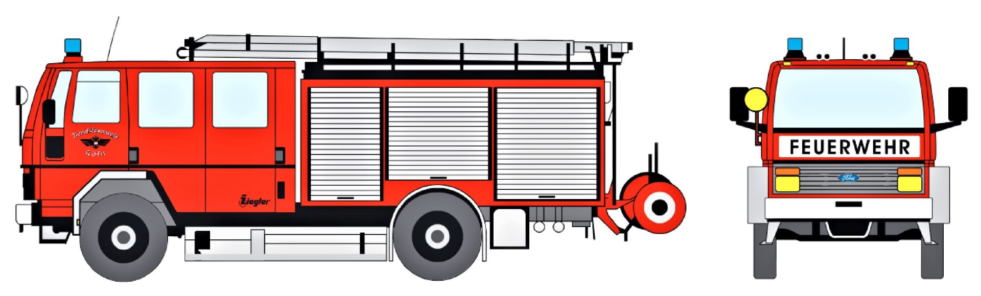 Loewe 4032 - FORD CARGO 1520 - LF 16 - Berufsfeuerwehr Köln