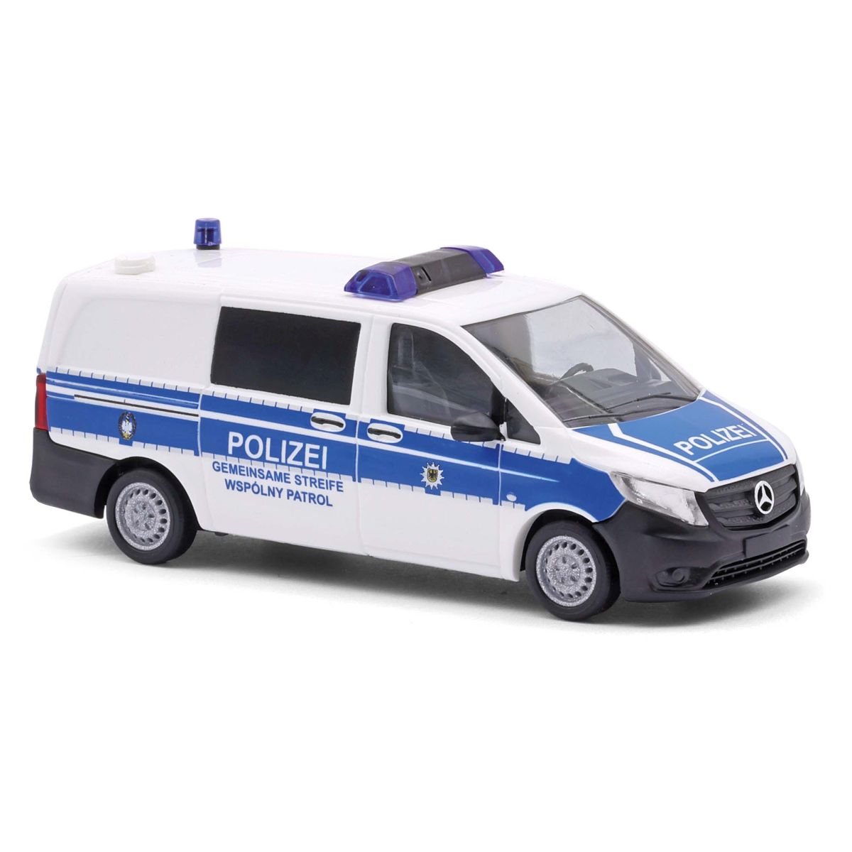 Busch 54802 - Mercedes-Benz Vito Bundespolizei gemeinsame Streife, 2014