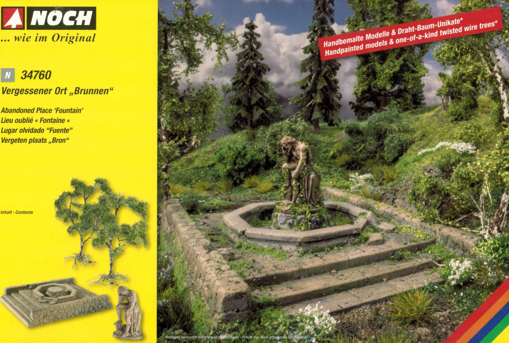 Noch 34760-A24 - Ausstattungsset 'Vergessener Ort', Brunnen