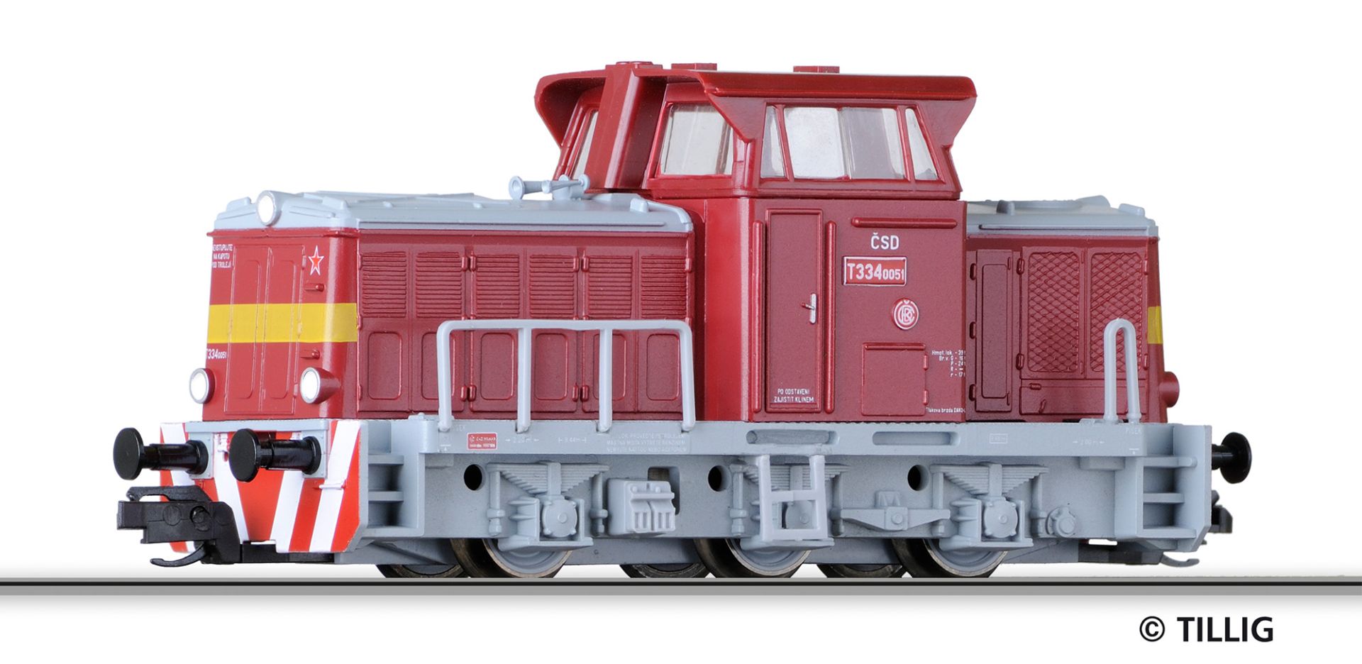 Tillig 502588 - Diesellok T334-051, CSD, Ep.IV