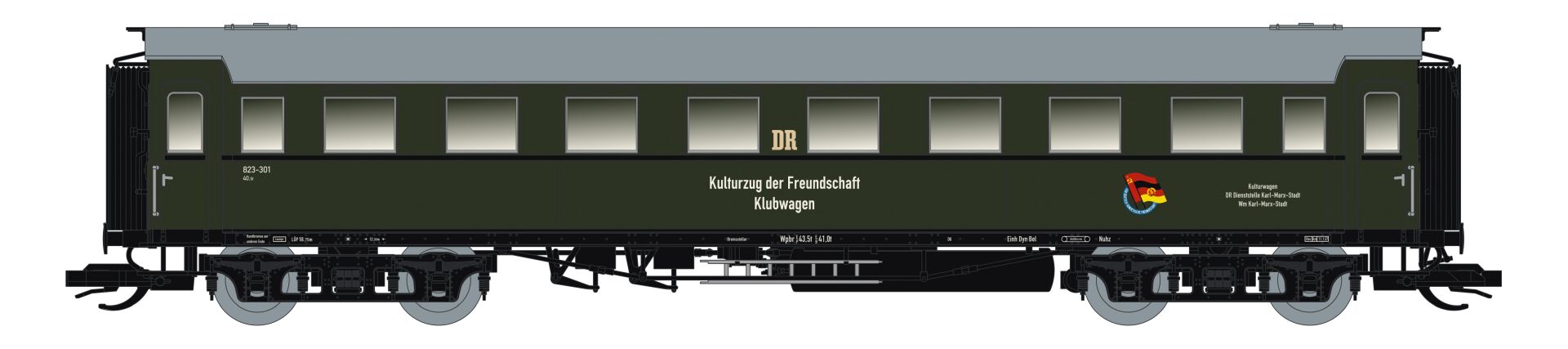 Saxonia 120221 - Personenwagen C4Ü Sa 07 "Kulturzug", DR, Ep.III