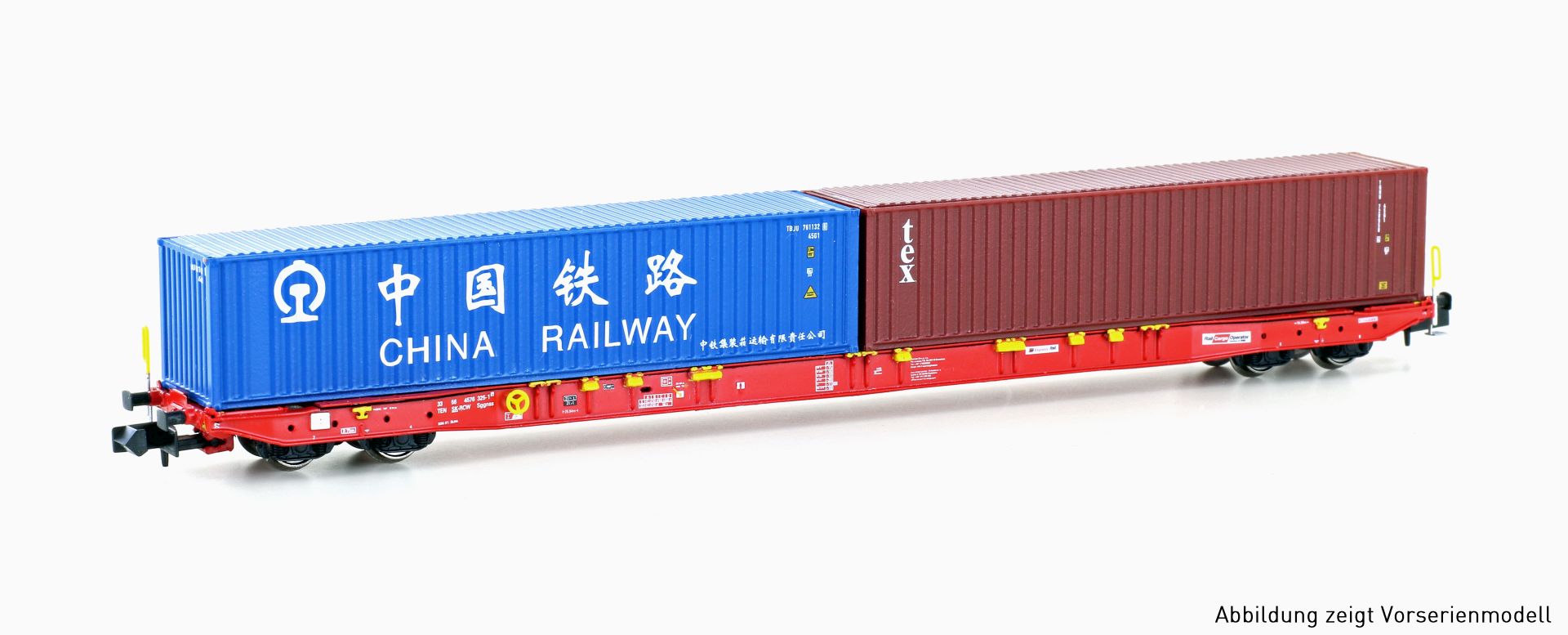Hobbytrain H23102 - Containerwagen Sggnss'80, RCA, Ep.VI 'Beacon, NYK Logistics'