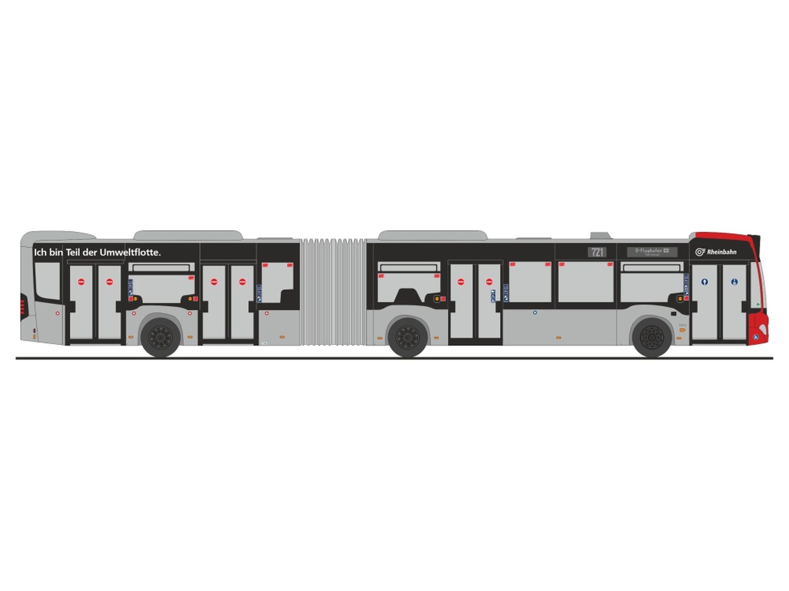 Rietze 69331 - Mercedes-Benz Citaro G 12 Rheinbahn Düsseldorf