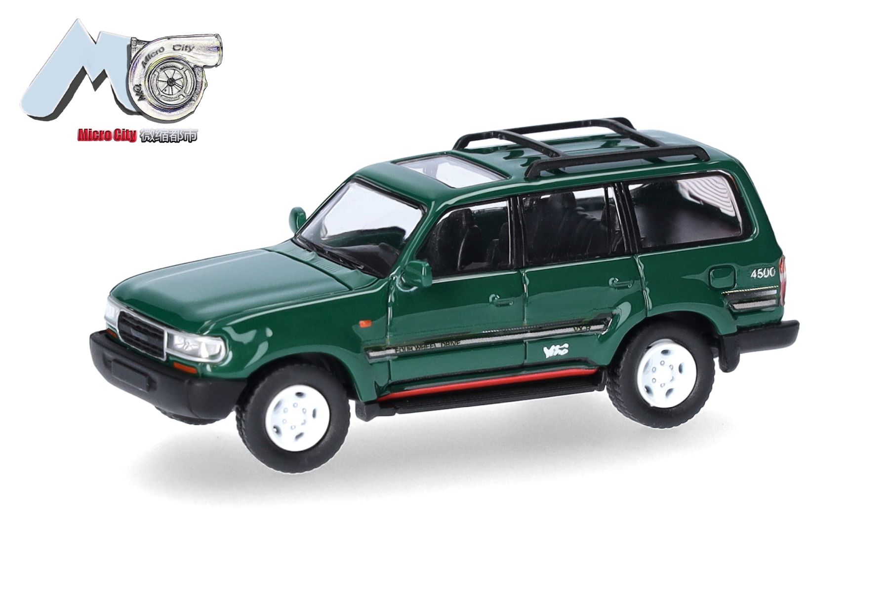 Herpa 87MC000125 - MicroCity: Toyota Landcruiser 80, grün