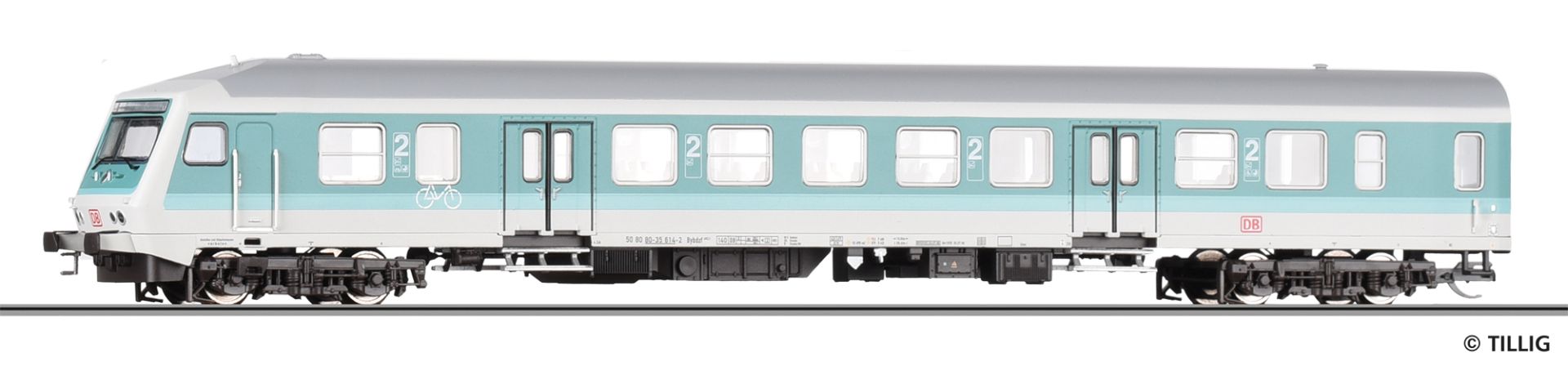 Tillig 12650 - Steuerwagen 'Halberstadt' Bybdzf 482, DBAG, Ep.V