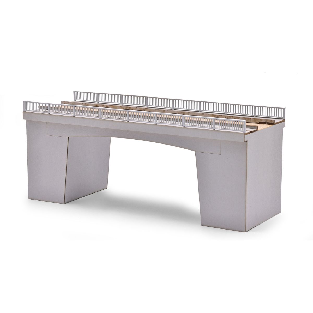 Busch 8842 - Bahnüberführung mit Geländer, Länge 180 mm