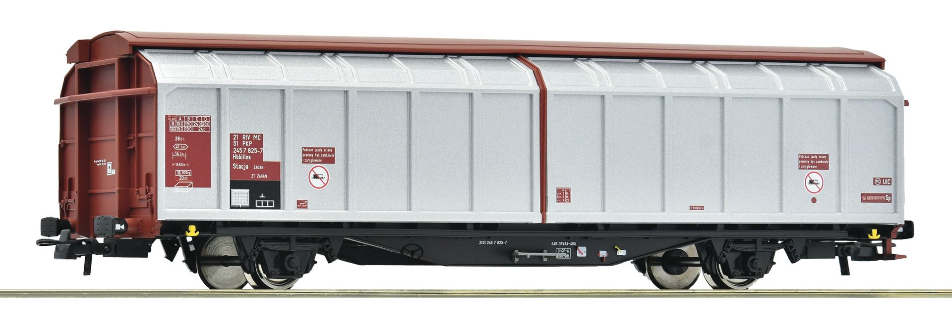 Roco 6600109 - Schiebewandwagen Hbbillns, PKP, Ep.V