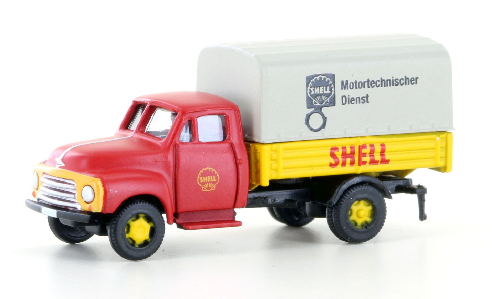 MiNis LC3234 - Opel Blitz Pritsche/Plane SHELL