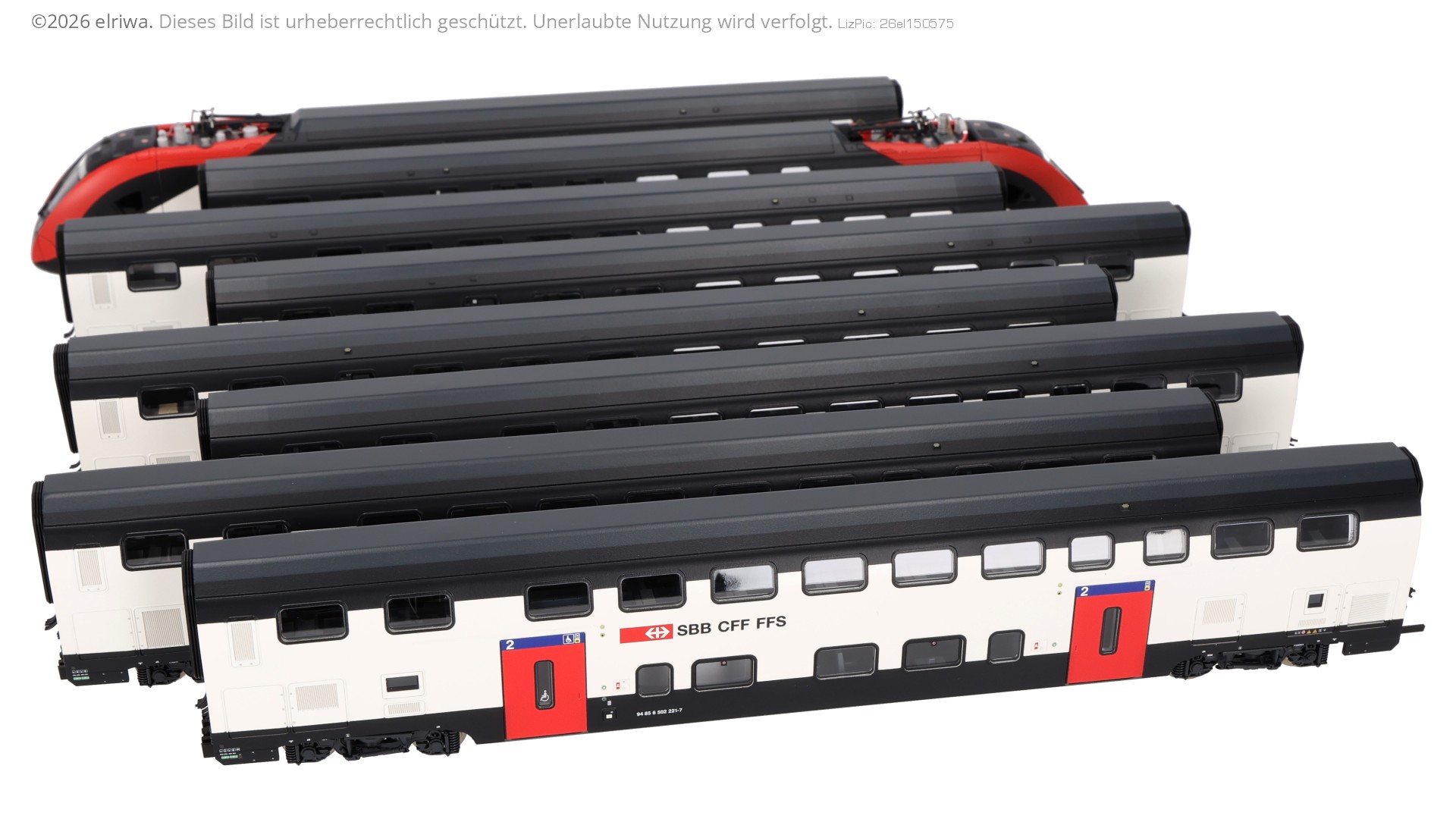 Roco 7700007 - 8er Set Triebzug RABe 502, SBB , Ep.VI