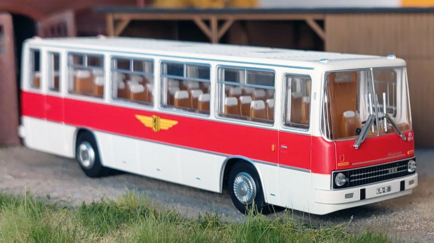Brekina 03-403 - Ikarus 255 VEB Nahverkehr Dresden rot/weiß Brekina 03-403 - Ikarus 255 VEB Nahverkehr Dresden rot/weiß