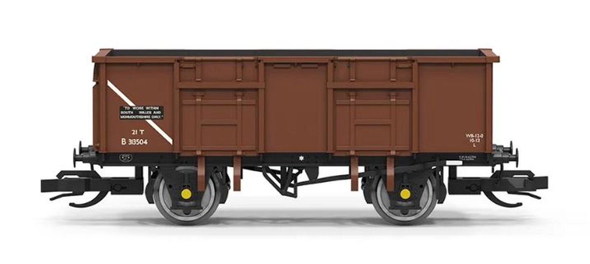 Hornby TT6038 - Offener Güterwagen 21T Mineral wagon B313504, BR, Ep.III