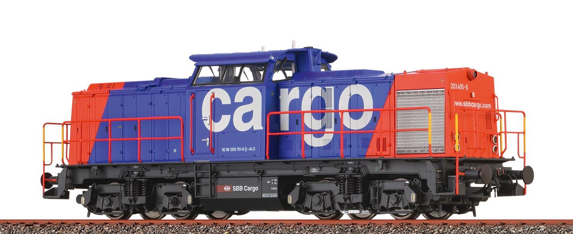 Brawa 41292 - Diesellok 203 151-6, SBB-Cargo, Ep.VI, DC-Analog-Basic+
