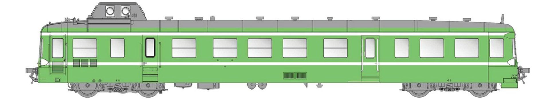 L.S. Models LS10112 - Triebwagen X3800 (3900) SNCF, Ep.V