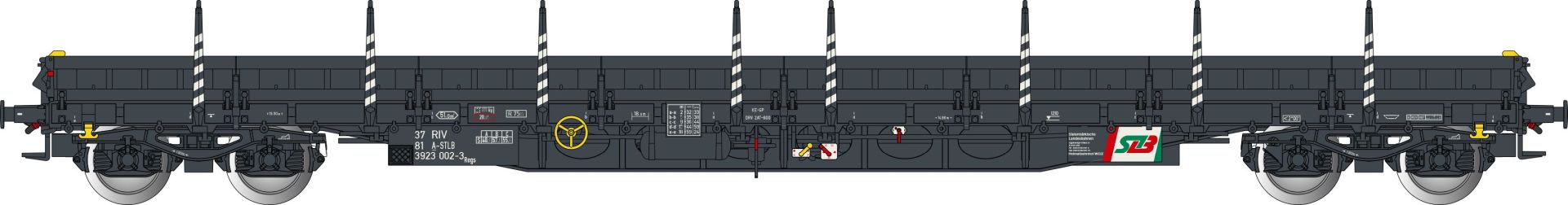 Albert Modell 392001 - Rungenwagen Regs, A-STLB, Ep.VI