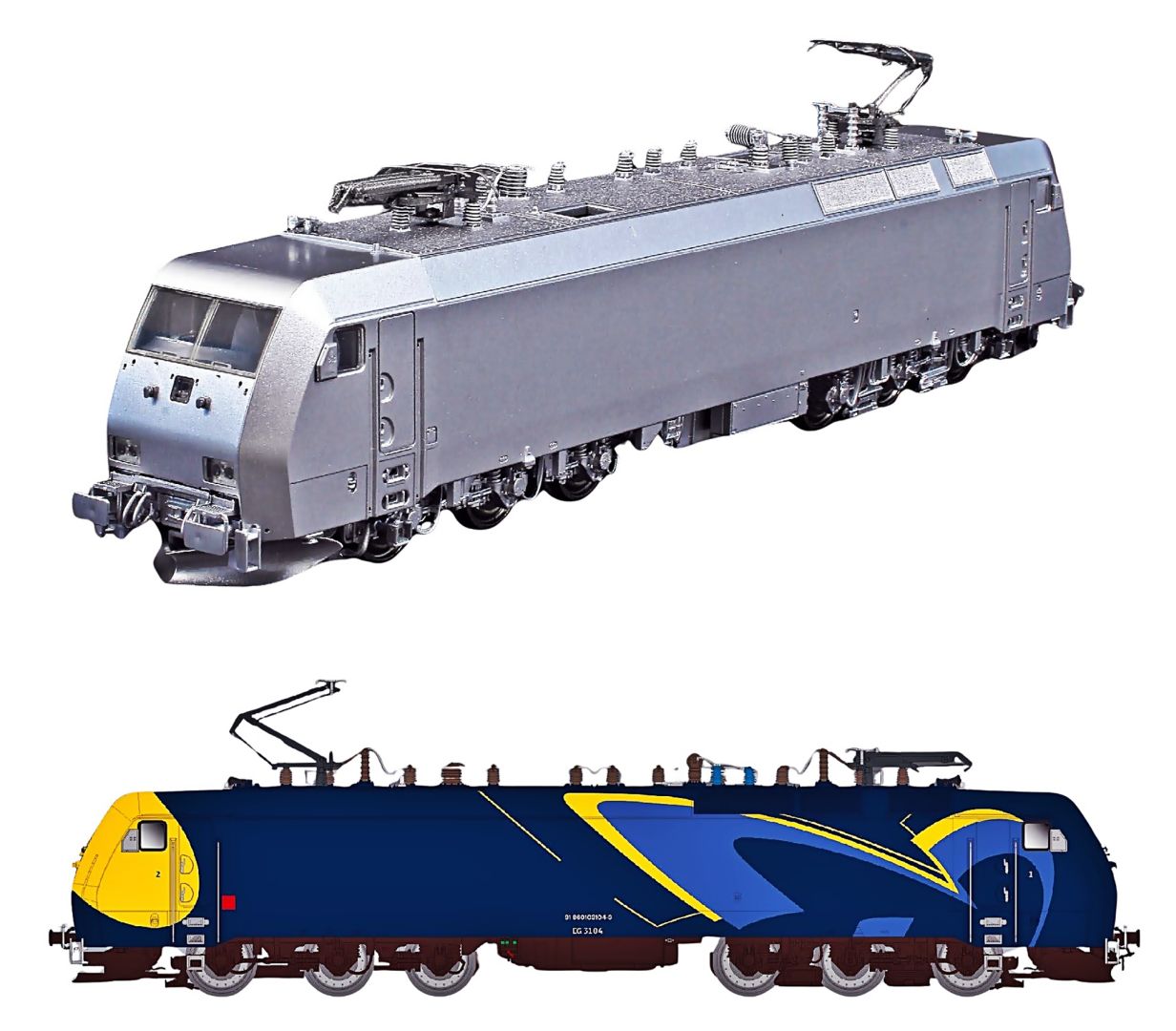 ACME AC 65731S - E-Lok EG 3104, DSB-Gods, DSB, Ep.V-VI, AC-Sound