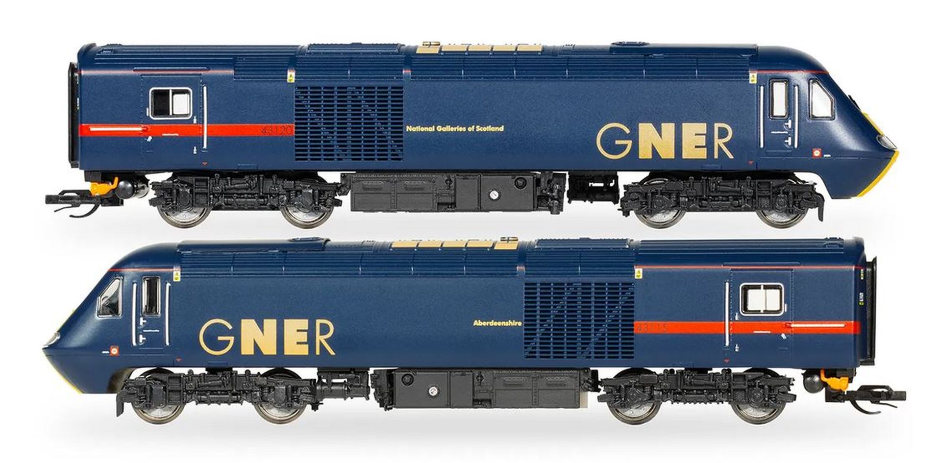 Hornby TT3047M - Triebzug Class 43 HST Train Pack 43120 + 43115, GNER, Ep.V